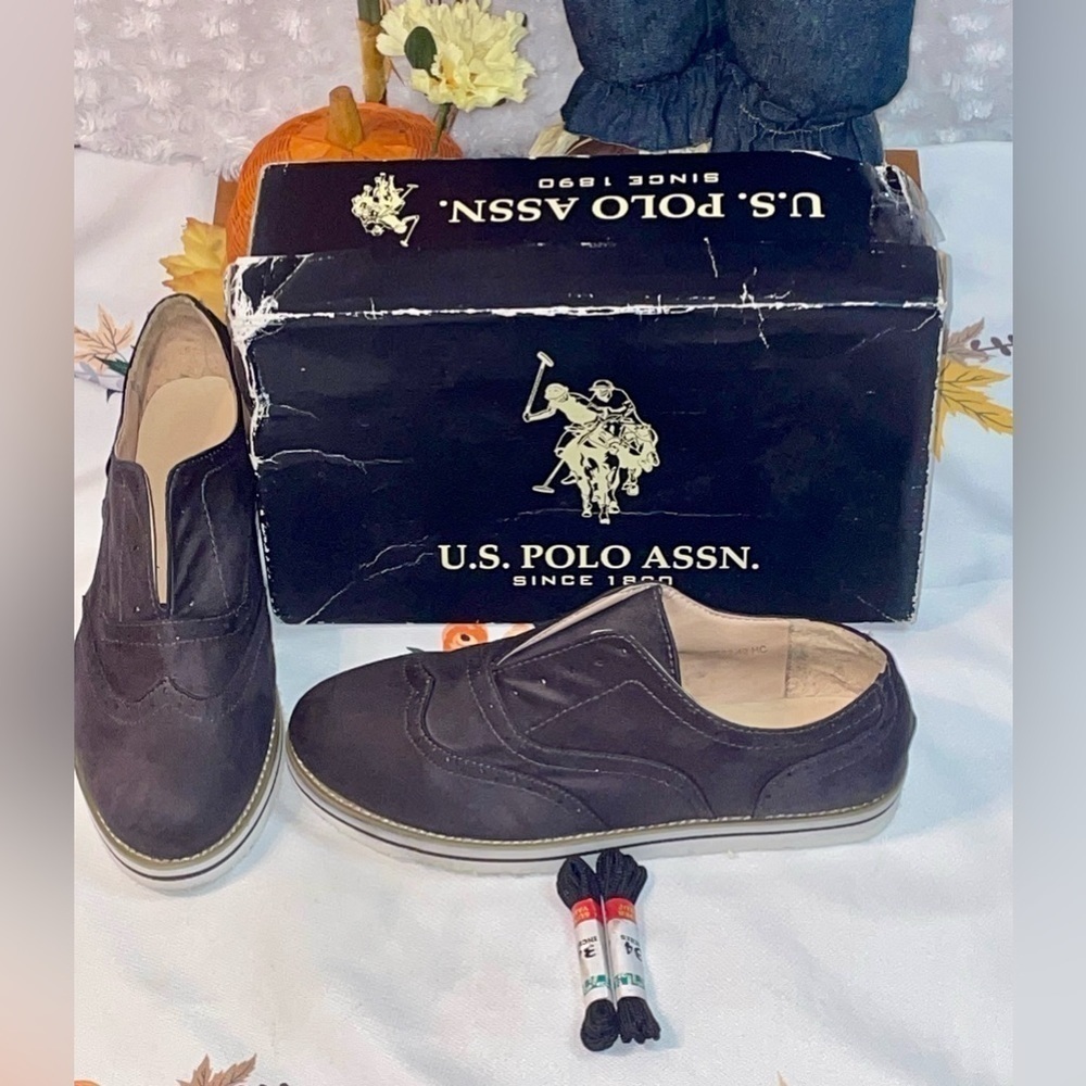 Pre-Owned Gently Original Box U.S POLO Assn Men’s Fame Sneakers Size 9,5